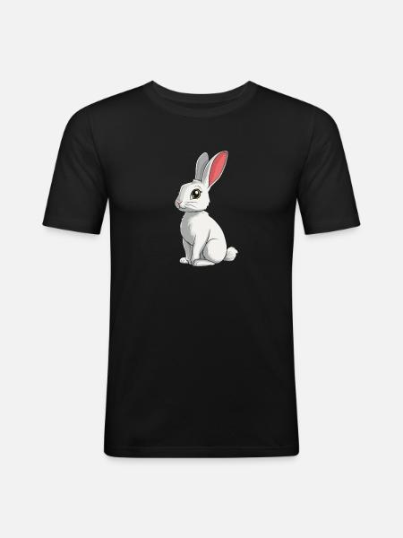 Bunny Bunny - Men's Slim Fit T-Shirt - black