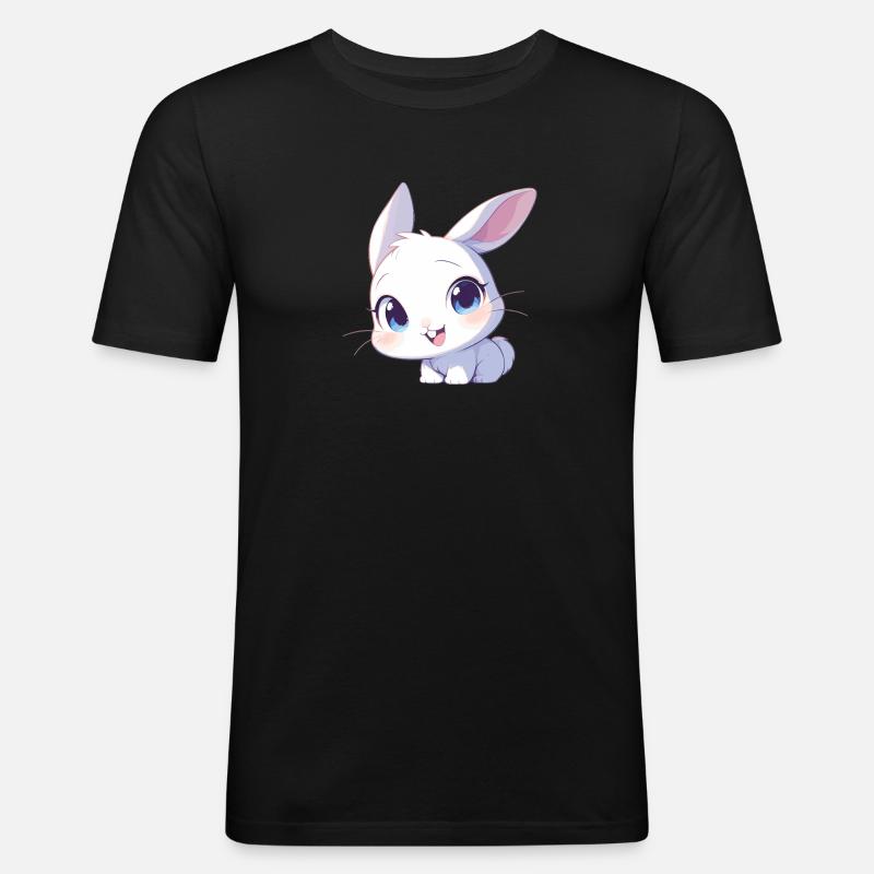 Bunny Bunny - Men's Slim Fit T-Shirt - black