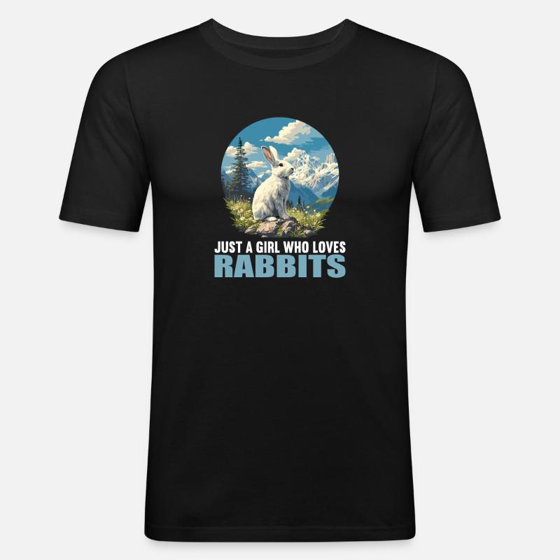 Bunny Bunny - Men's Slim Fit T-Shirt - black
