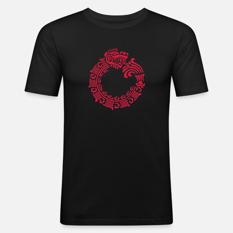 Ouroboros (vector) - Men's Slim Fit T-Shirt - black