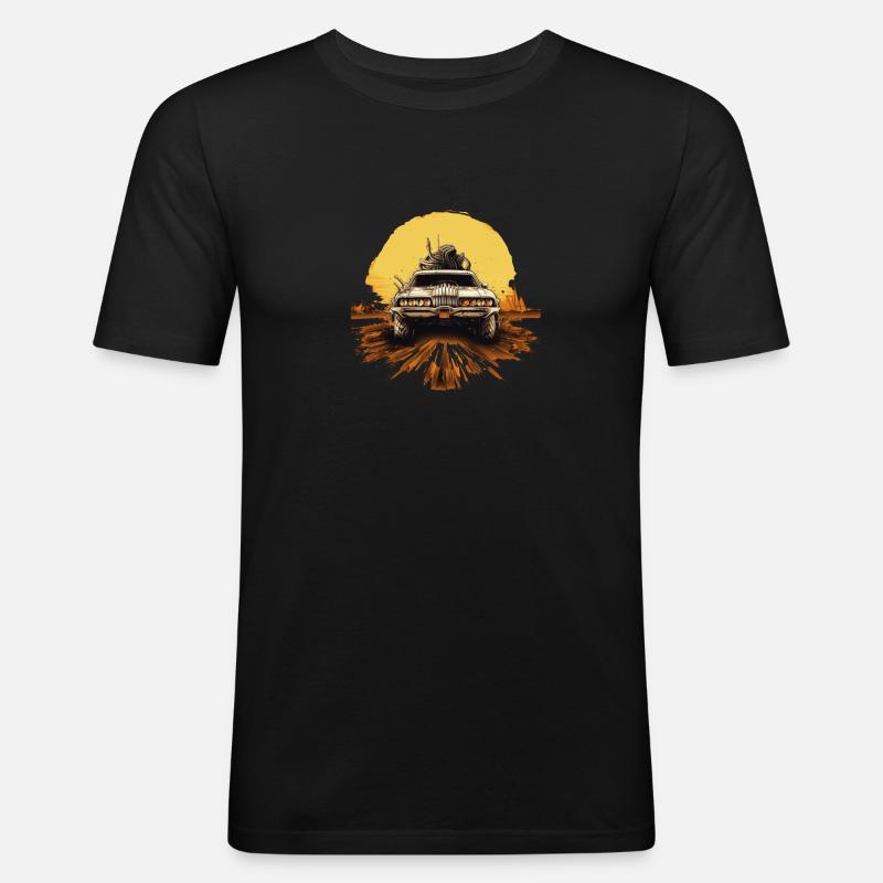 Autos  3 - Männer Slim Fit T-Shirt - Schwarz
