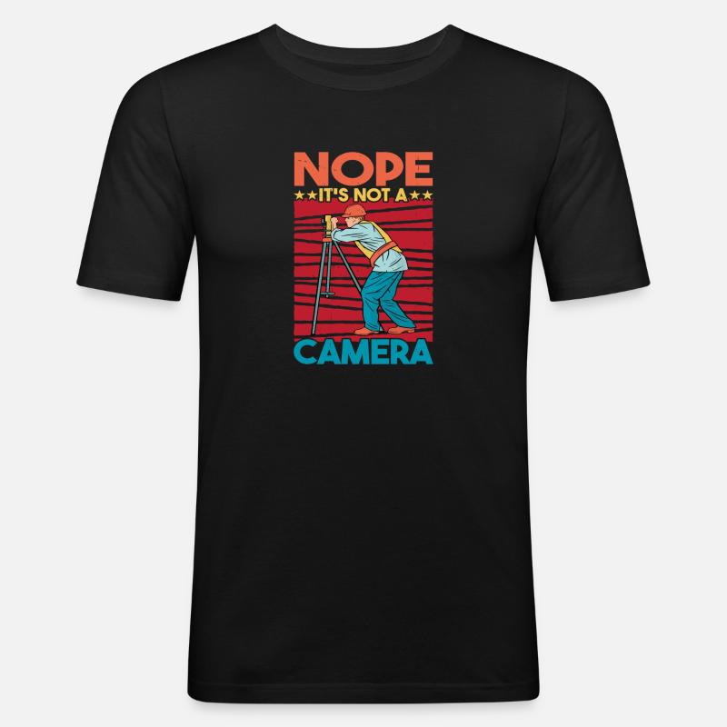 Nope, It's Not A Camera - Men's Slim Fit T-Shirt - black
