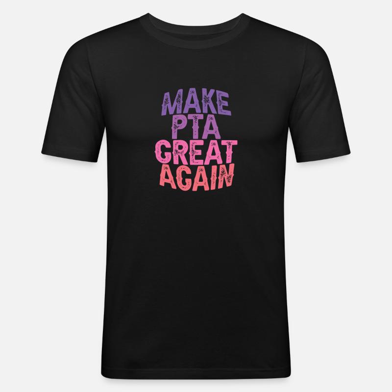 Make PTA Great Again 3 - Men's Slim Fit T-Shirt - black