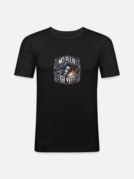 no flux given 10 - Men's Slim Fit T-Shirt - black