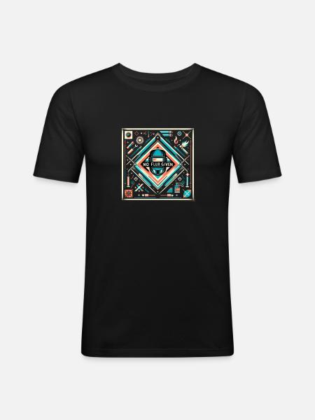 no flux given 11 - Men's Slim Fit T-Shirt - black