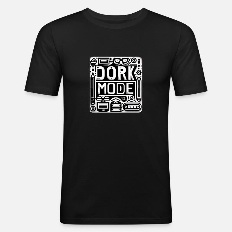 Dork Mode 11 - Men's Slim Fit T-Shirt - black