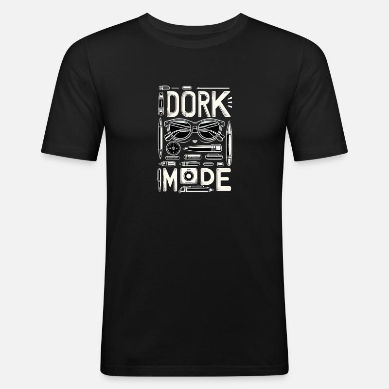 Dork Mode 6 - Men's Slim Fit T-Shirt - black