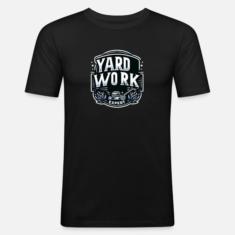 Yard Work Expert 13 - Men's Slim Fit T-Shirt - black