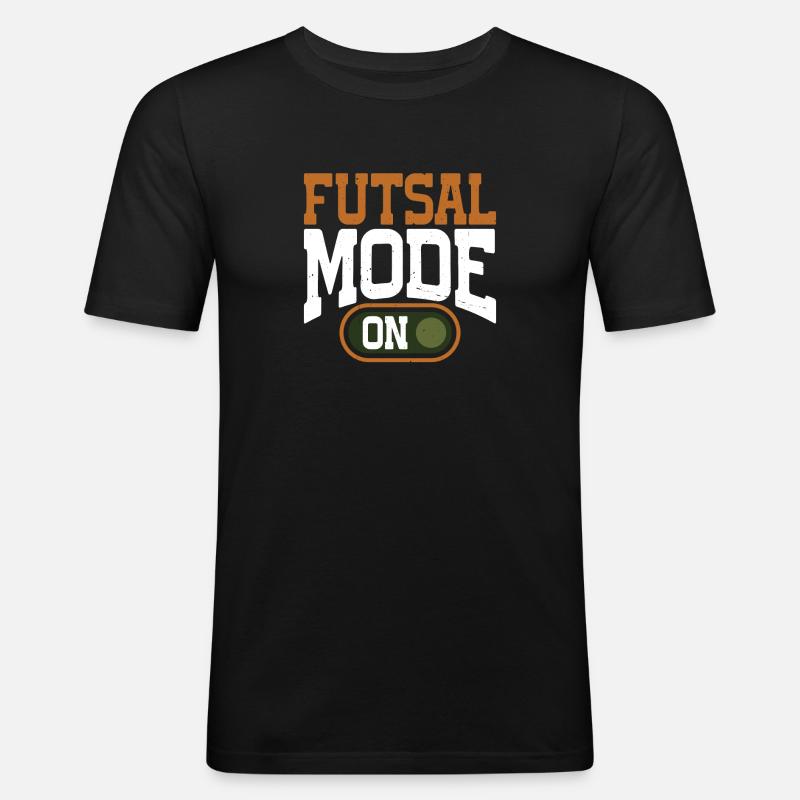 Futsal Mode On 13 - Men's Slim Fit T-Shirt - black