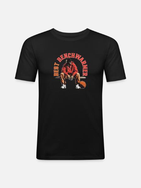 Best Benchwarmer 12 - Men's Slim Fit T-Shirt - black