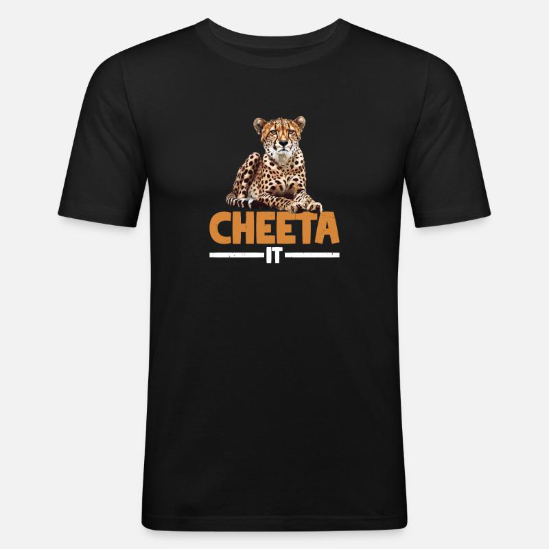 Cheeta It 2 - Männer Slim Fit T-Shirt - Schwarz