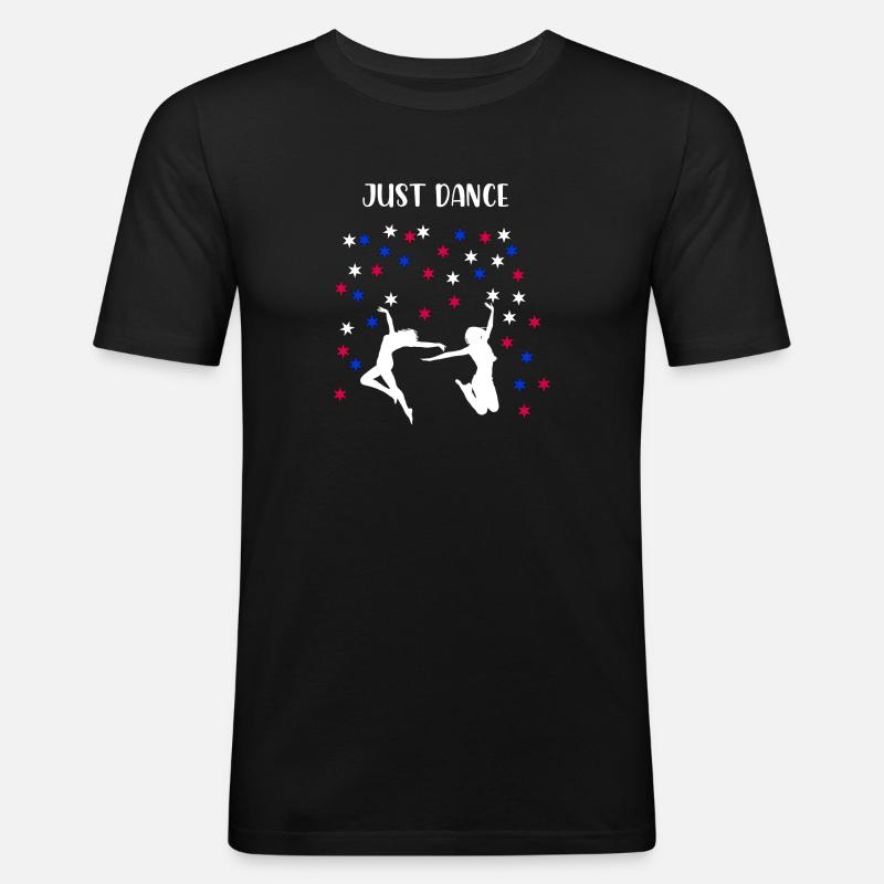 Frauentanz - Männer Slim Fit T-Shirt - Schwarz