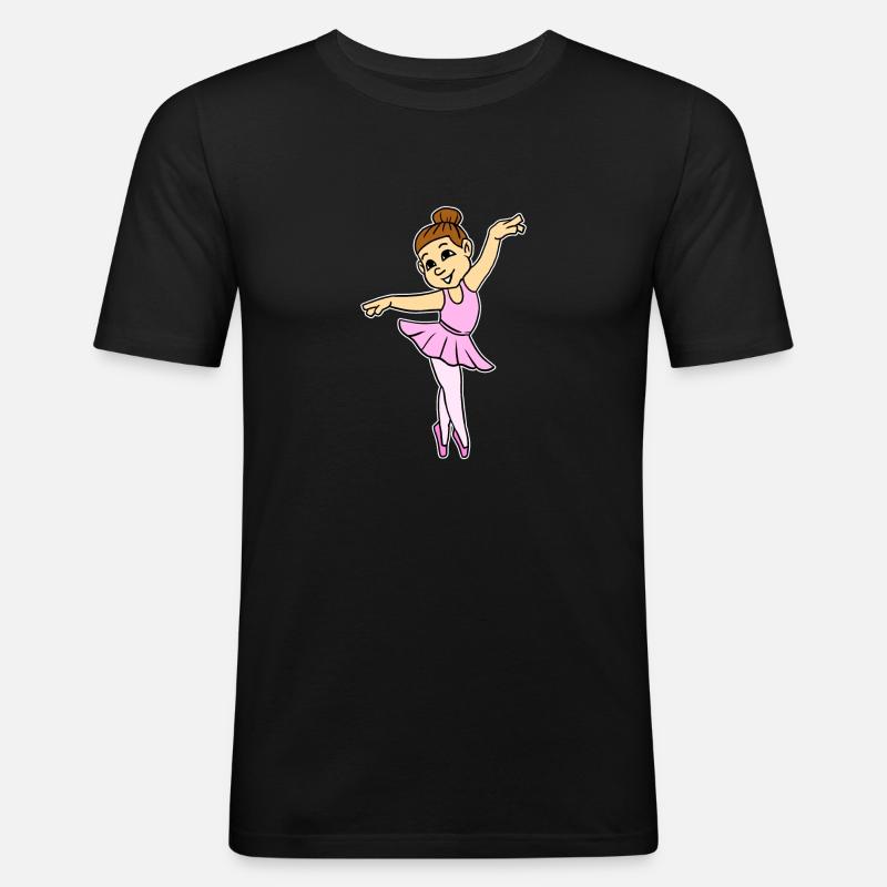 Ballet Dancing Model - Men's Slim Fit T-Shirt - black