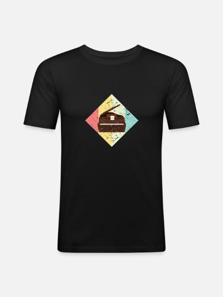 Piano piano - Men's Slim Fit T-Shirt - black