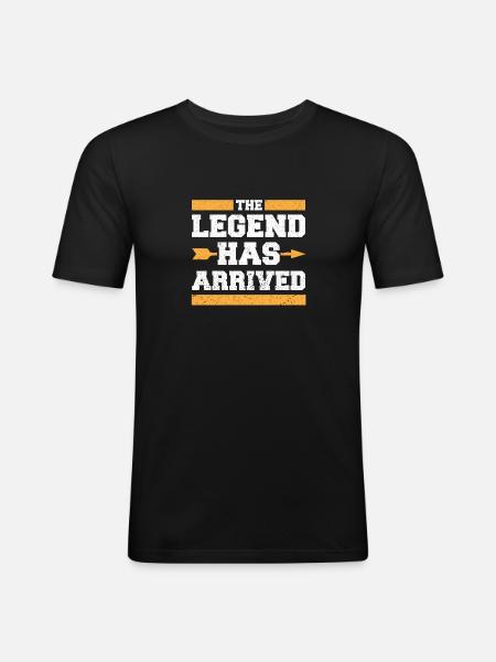 The Legend - Men's Slim Fit T-Shirt - black
