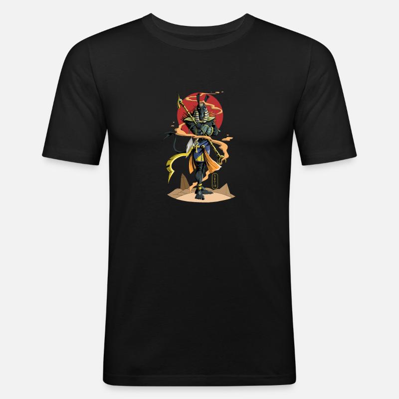 Seth - Männer Slim Fit T-Shirt - Schwarz