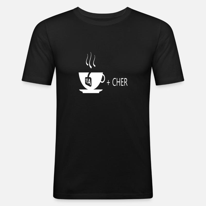 TEACHER - Männer Slim Fit T-Shirt - Schwarz