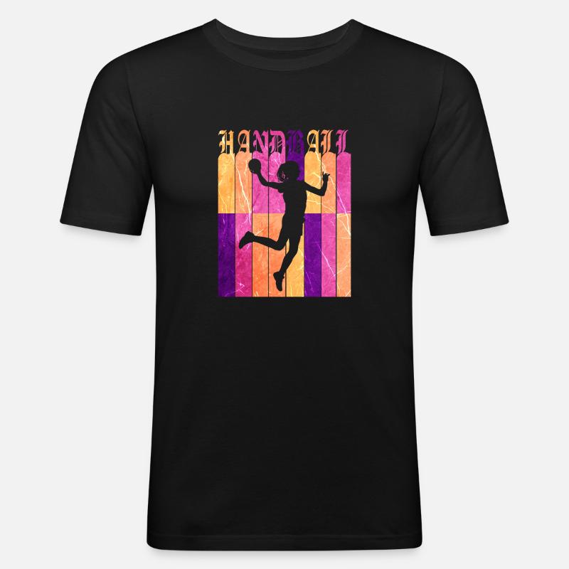 I Can't Have Handball - Handball Evolution - Men's Slim Fit T-Shirt - black