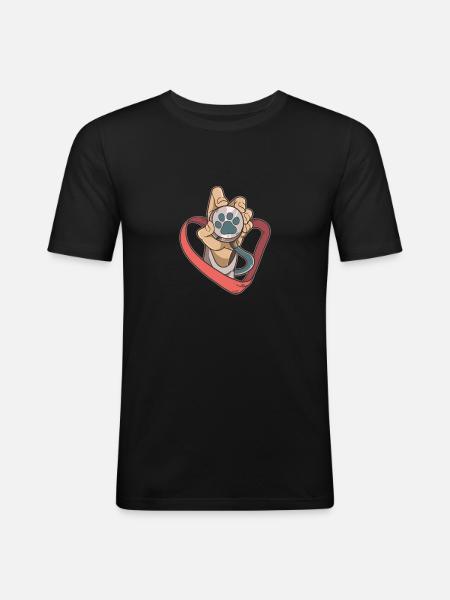 Vet Student Veterinarian Pets - Men's Slim Fit T-Shirt - black