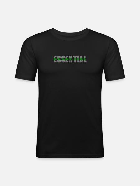 Essential Park Ranger - Men's Slim Fit T-Shirt - black