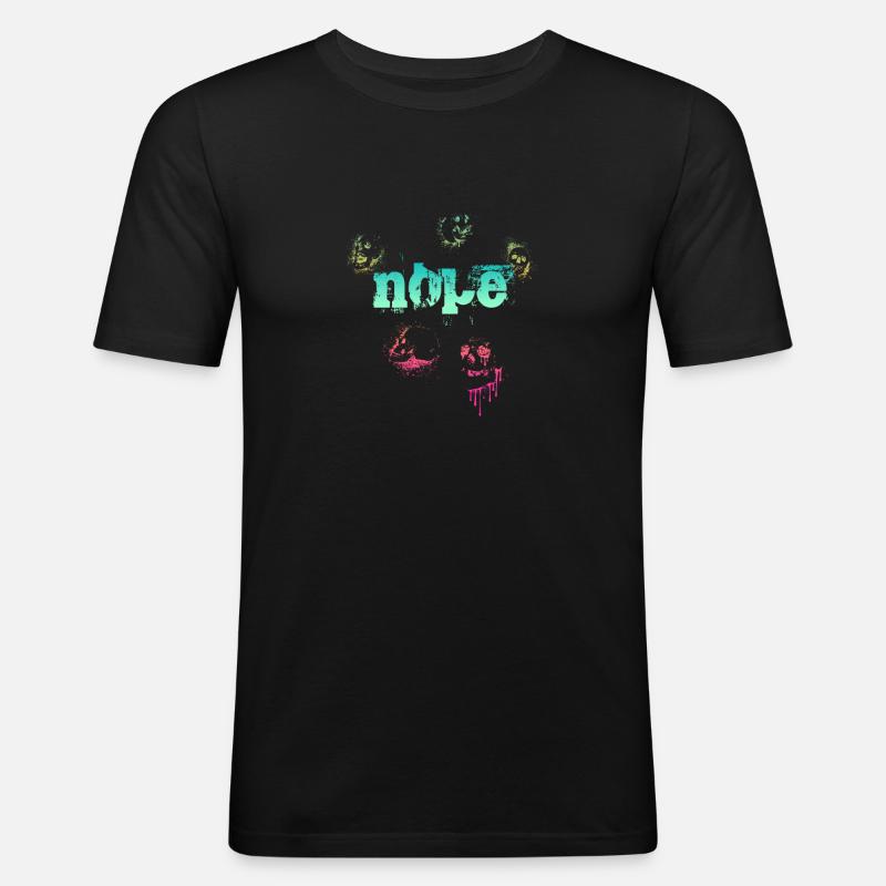 Nej - Säg bara nej! - Slim Fit T-shirt herr - svart