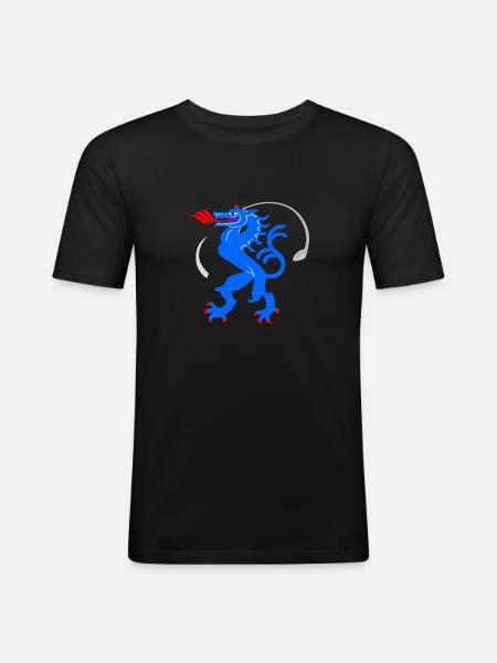 Golf Professional Panther - Men's Slim Fit T-Shirt - black