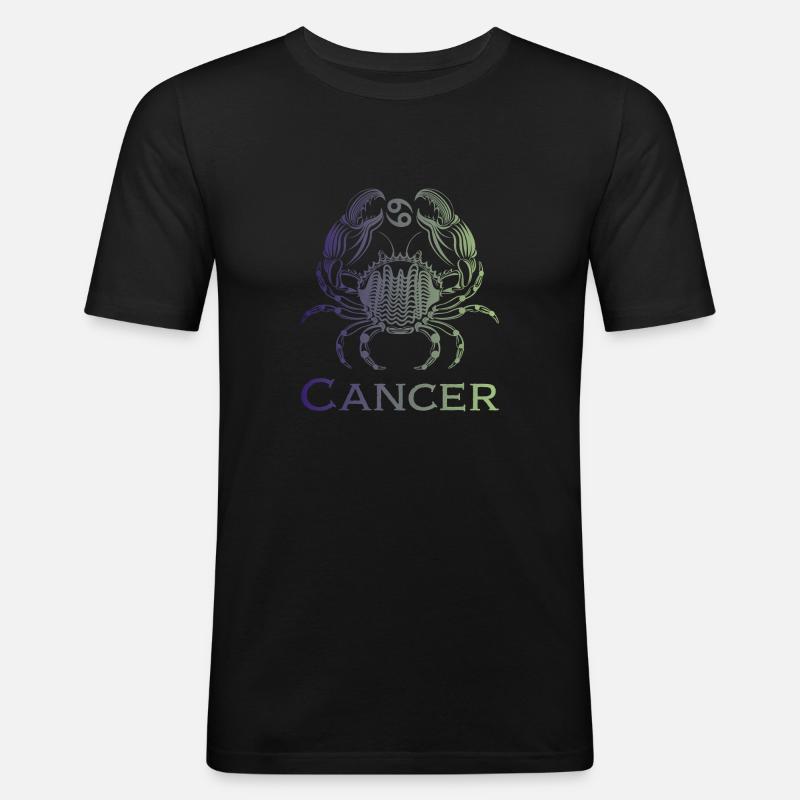 Planche graphique cancer1f 1 - T-shirt près du corps Homme - noir