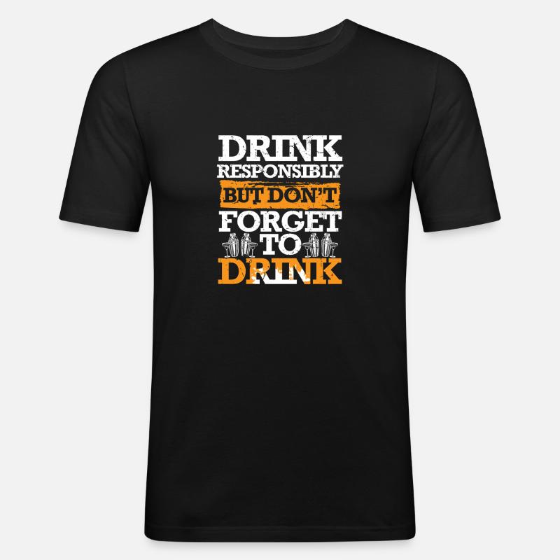 Bartender Bartender Bartending - Men's Slim Fit T-Shirt - black