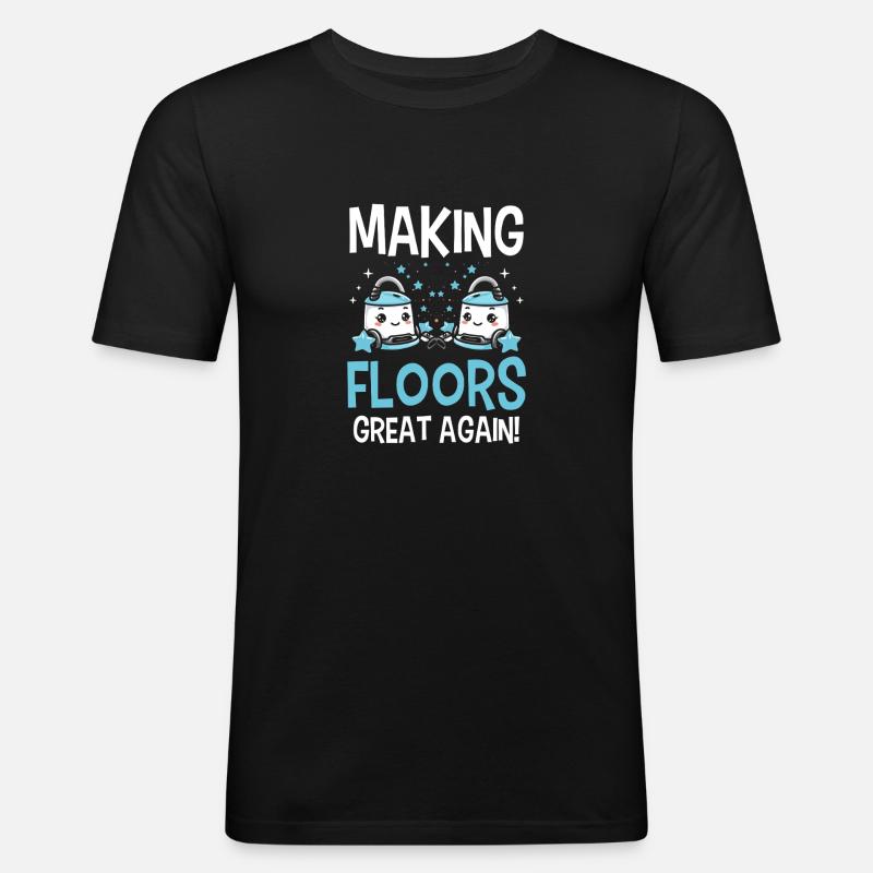 Cleaning Lover Cleaner - Men's Slim Fit T-Shirt - black
