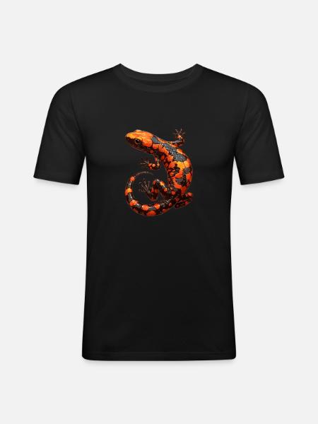 Salamanders Salamander - Men's Slim Fit T-Shirt - black
