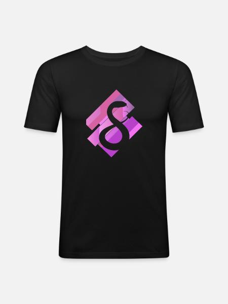 Snakes Snakebite Snake Man - Men's Slim Fit T-Shirt - black