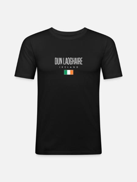 Dun Laoghaire, Ireland - Men's Slim Fit T-Shirt - black