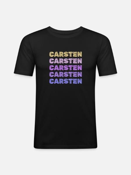 Carsten Carsten - Men's Slim Fit T-Shirt - black