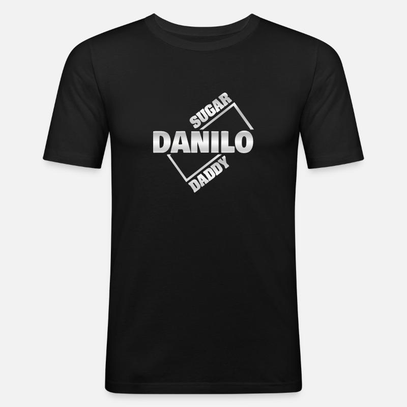 Sugar daddy Danilo - Men's Slim Fit T-Shirt - black