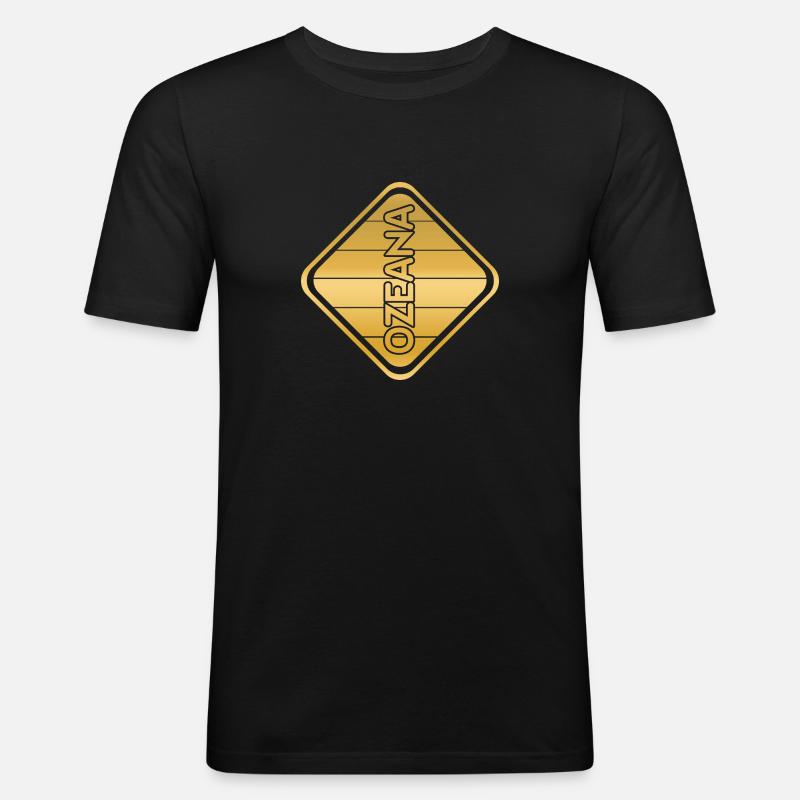 Oceana as a first name - Men's Slim Fit T-Shirt - black