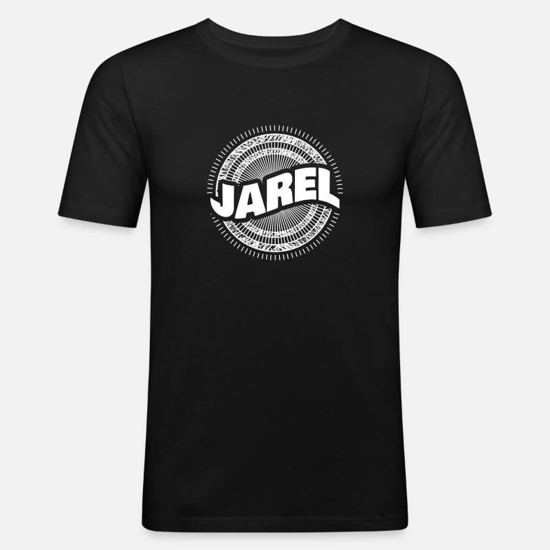 Jarel als Geschenkidee - Männer Slim Fit T-Shirt - Schwarz
