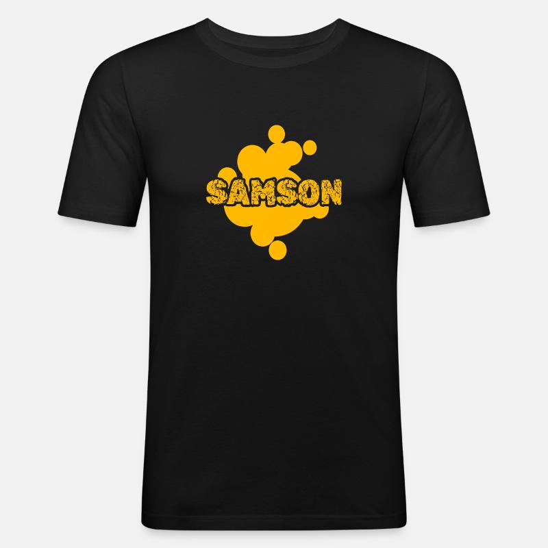 Gift for Samson - Men's Slim Fit T-Shirt - black