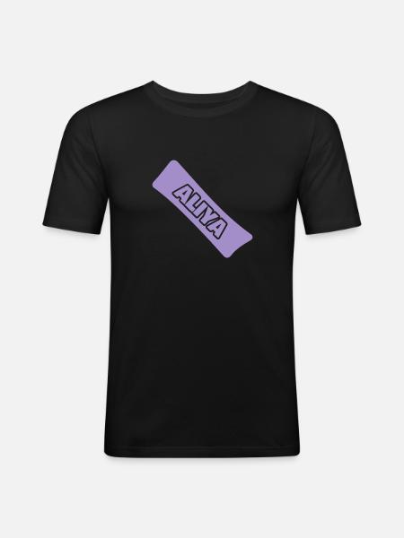 Birth Aliya - Men's Slim Fit T-Shirt - black