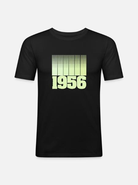 Playing field 1956 - Men's Slim Fit T-Shirt - black