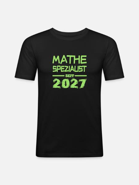 Witzig 2027 - Männer Slim Fit T-Shirt - Schwarz