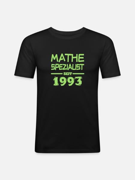 Witzig 1993 - Männer Slim Fit T-Shirt - Schwarz