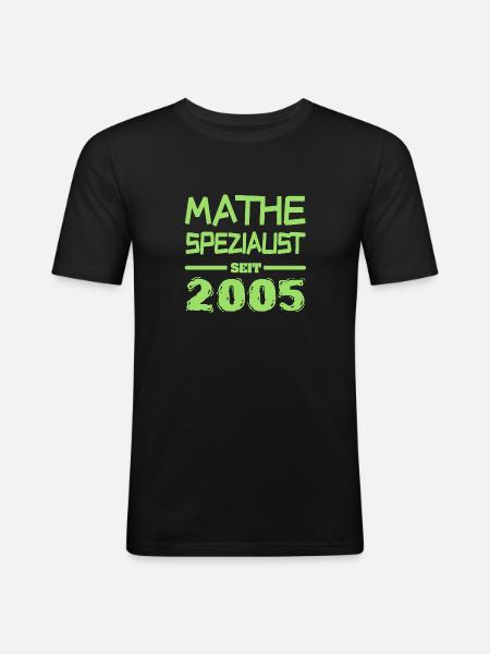 Math 2005 - Men's Slim Fit T-Shirt - black