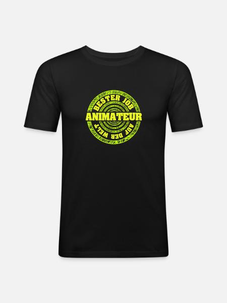 Gift for entertainer - Men's Slim Fit T-Shirt - black
