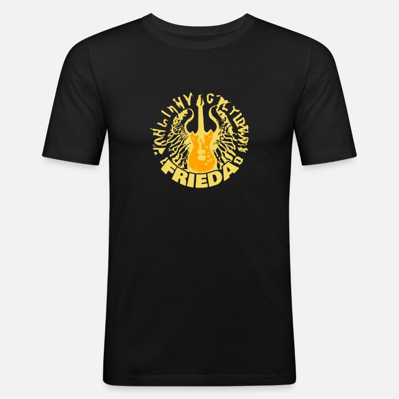 Guitar Frieda - Men's Slim Fit T-Shirt - black