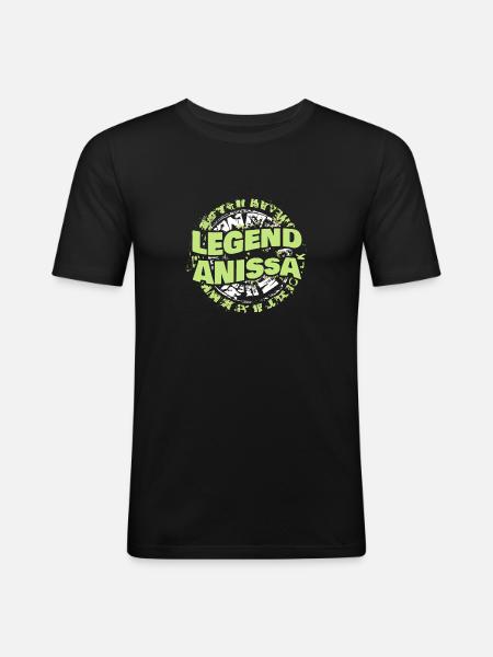 Ms. Anissa - Men's Slim Fit T-Shirt - black