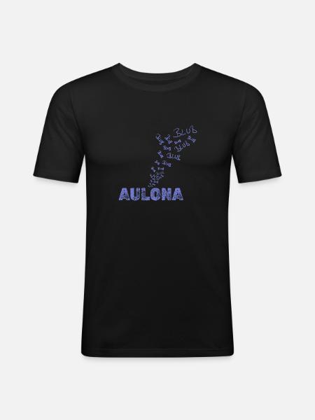 Navigation Aulona - T-shirt près du corps Homme - noir