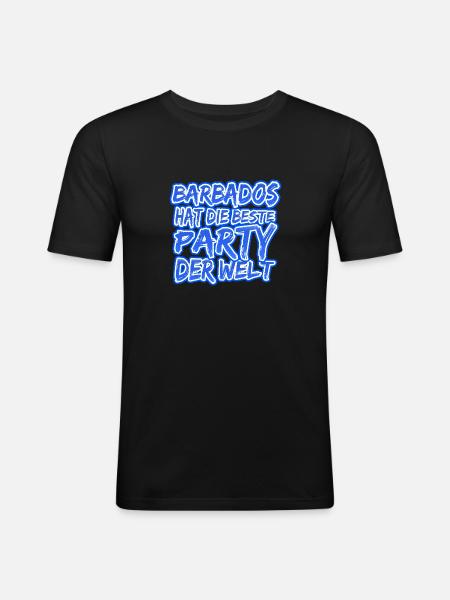 Barbados Barbados - Men's Slim Fit T-Shirt - black