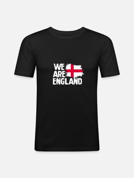 We are England - Men's Slim Fit T-Shirt - black