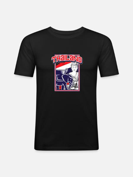 Thailand - Men's Slim Fit T-Shirt - black