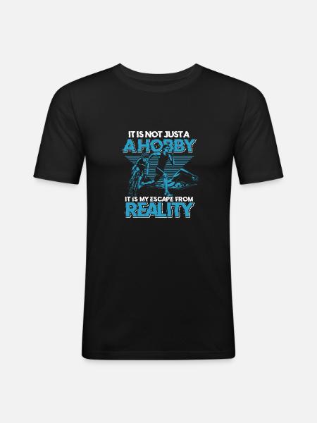 Triathlon - Men's Slim Fit T-Shirt - black